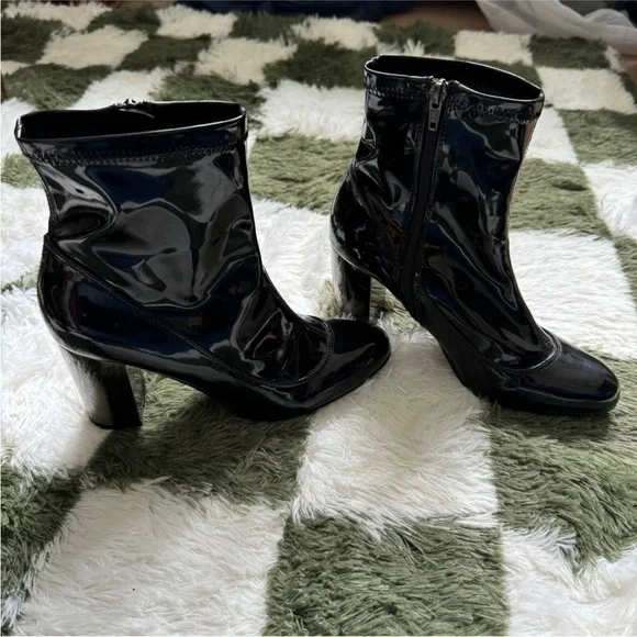 Nasty Gal Patent Booties - Picture 4 of 10